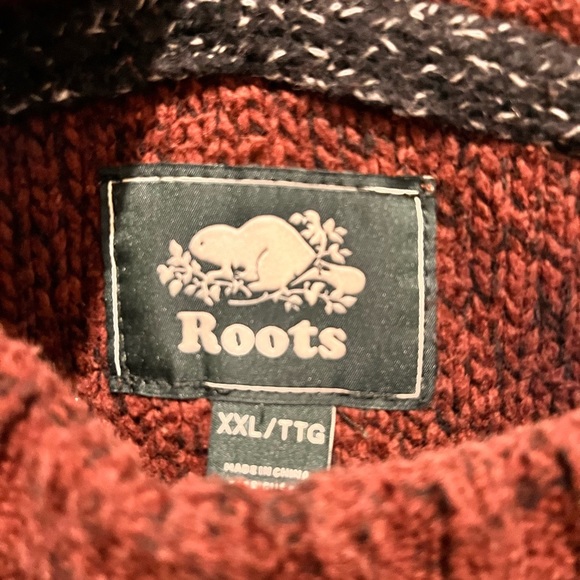 Men's Roots Sweater Red XXL​ - Picture 3 of 3